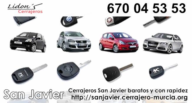 copias de llaves de coche san javier